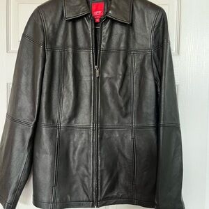 Esprit Dark Leather Jacket